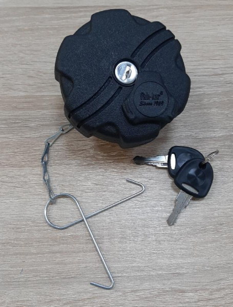 Крышка топливного бака пластиковая, с замком, с ключом, с цепочкой, вентилируемая,d.60 FAH 60 ANS